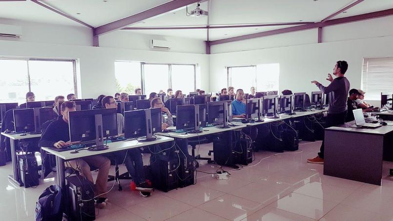Collegiate esports arena and classroom training facility