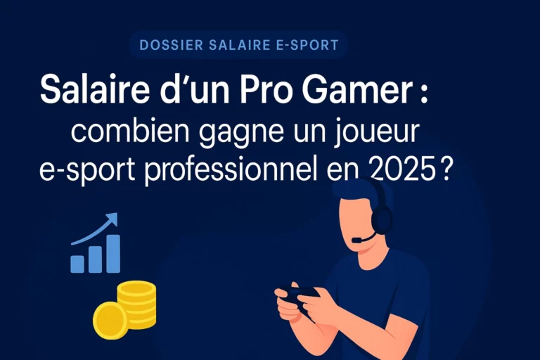 salaire moyen au poste de pro-gamer