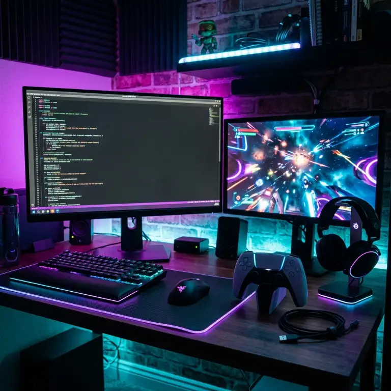 AI cheating script and hardware setup