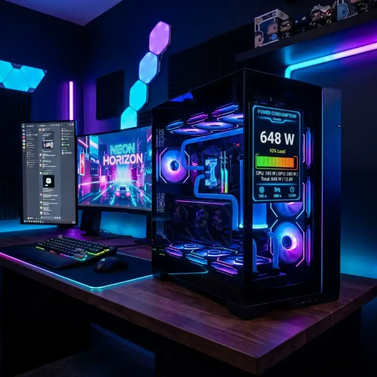 Gaming PC and Console Power Consumption Calculator