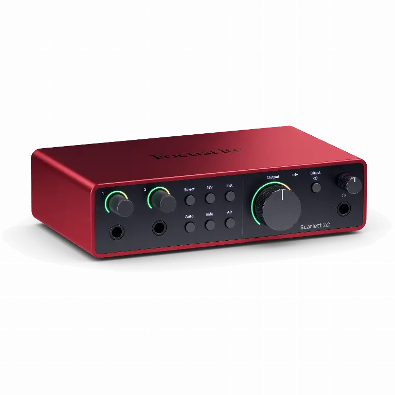 Focusrite Scarlett 2i2 4th Generation USB audio interface