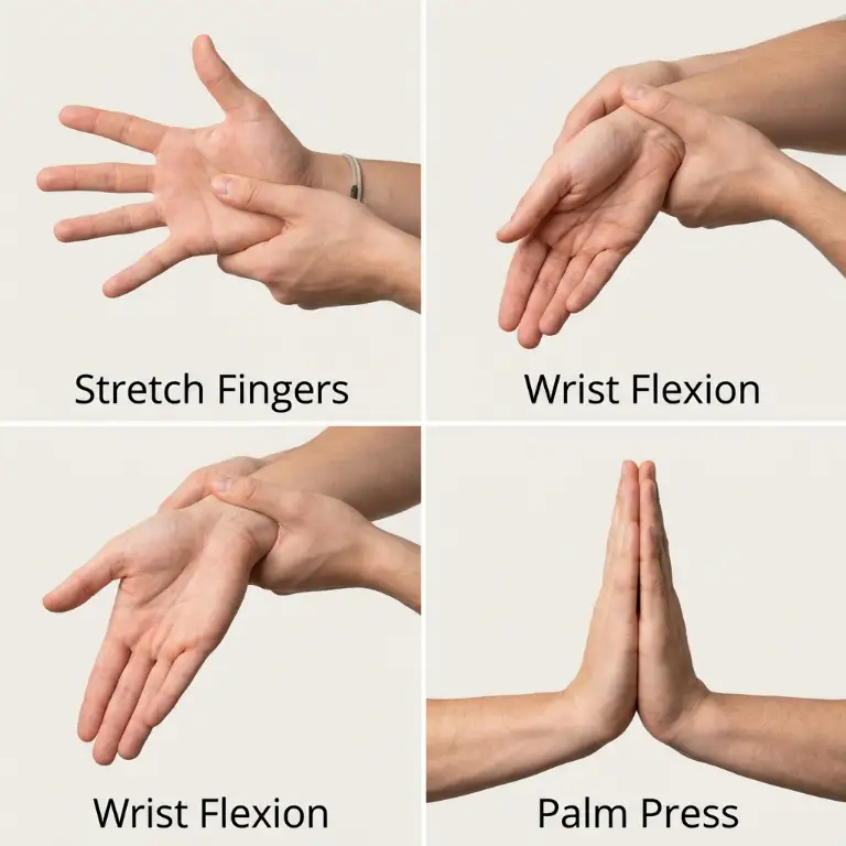 Hand and wrist mobility exercises for competitive esports gamers