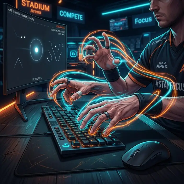 La routine de warmup parfaite des pros e-sport en 15 minutes chrono échauffement mains et visée