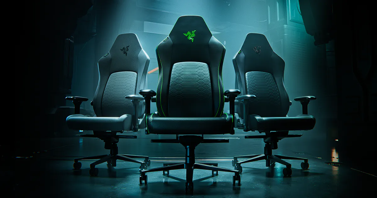 Razer Iskur V2 NewGen ergonomic gaming chair with adaptive lumbar