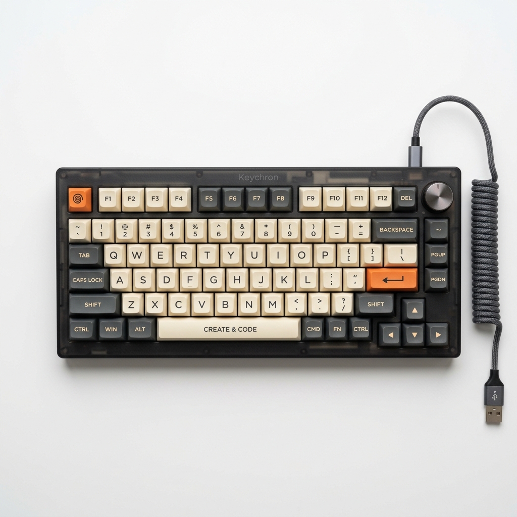 Keychron V1 QMK (Hot-Swappable Custom Board)