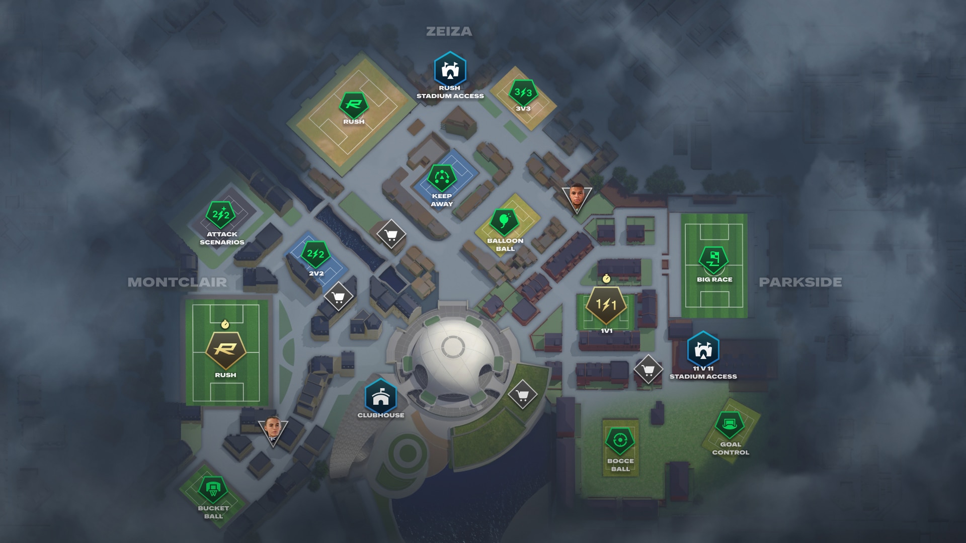 World Map The Grounds EA FC 27