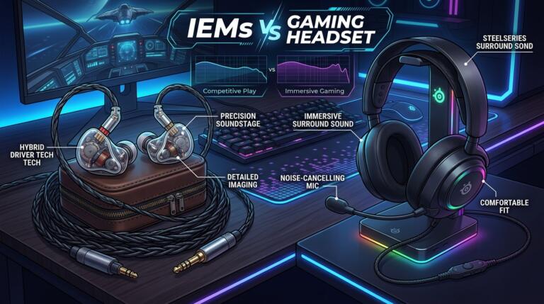 Why Pro Gamers Are Ditching Gaming Headsets for IEMs (In-Ear Monitors)