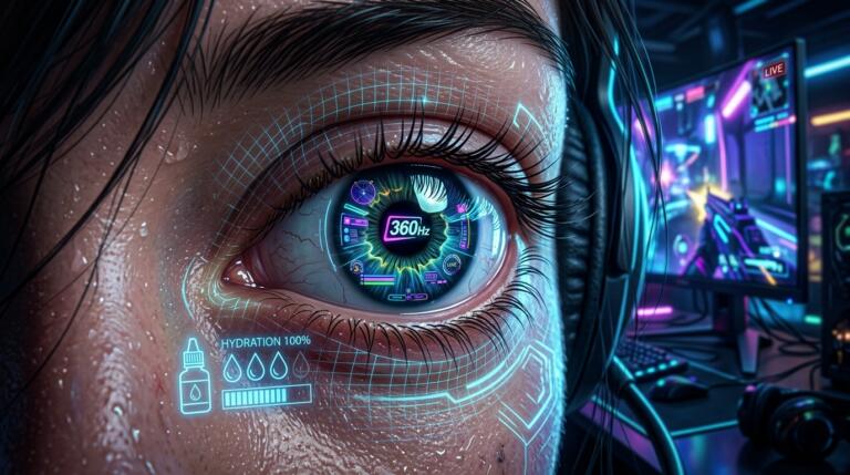 360Hz+ Displays, Dry Eyes, and Eye Strain: The Pro Gamer Vision Protection Guide