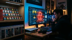 Digital video game ownership and server shutdowns illustration