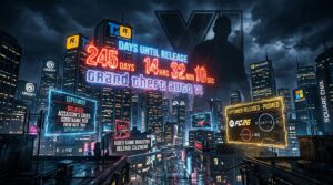 Embouteillage jeux vidéo septembre GTA VI