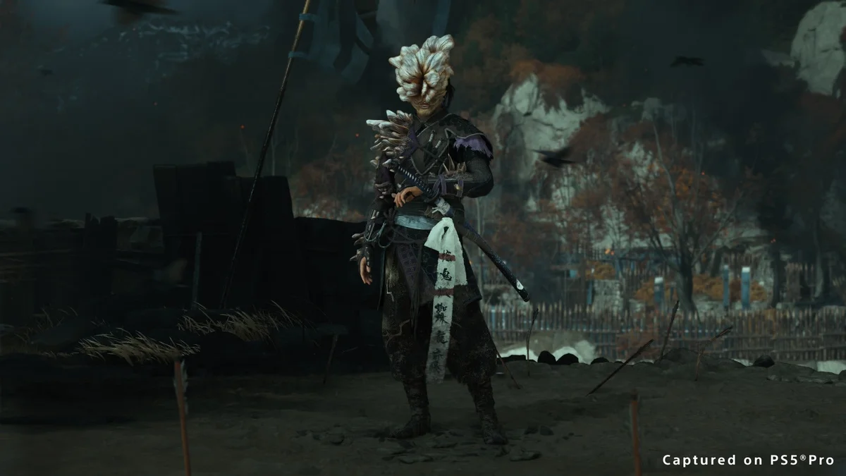 Exclusive Atsu Clicker Armor crossover in Ghost of Yotei Complete Edition