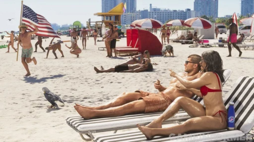 Vice Beach crowd density and oceanfront in GTA 6