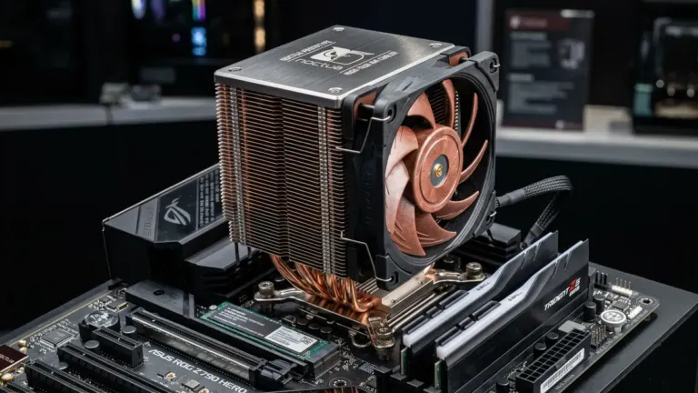 Noctua prototype heatsink micro-channel technology