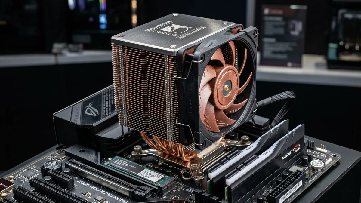 Noctua prototype heatsink micro-channel technology