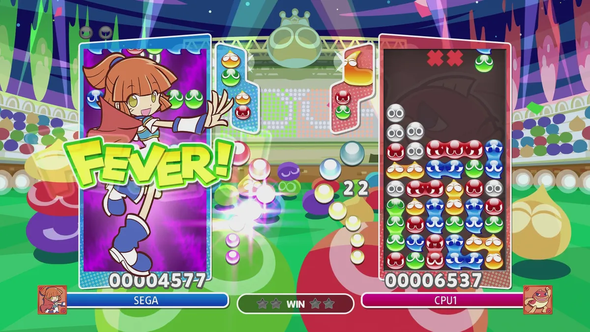 Puyo Puyo Champions esports match