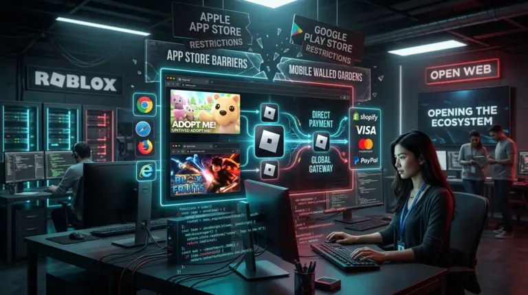 Roblox app store war Apple Google
