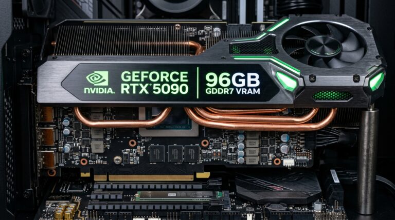 Custom Nvidia GeForce RTX 5090 with 96GB VRAM on Alibaba