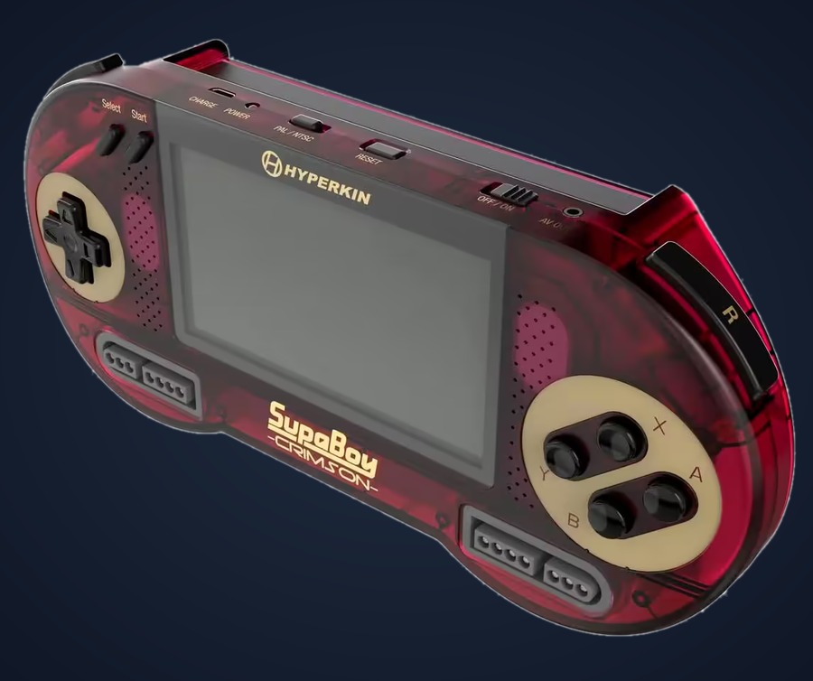 Hyperkin SupaBoy Crimson limited edition red translucent console