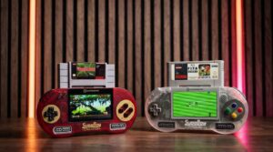 Hyperkin SupaBoy handheld console plays original SNES cartridges