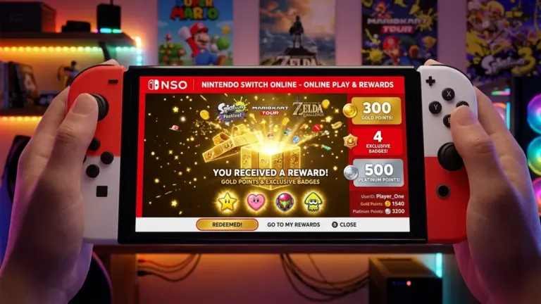 Nintendo Switch Online Leak Uncovers Secret Event Gifts System for In-Game Rewards