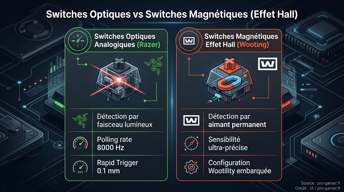 Optical vs Hall Effect Switches