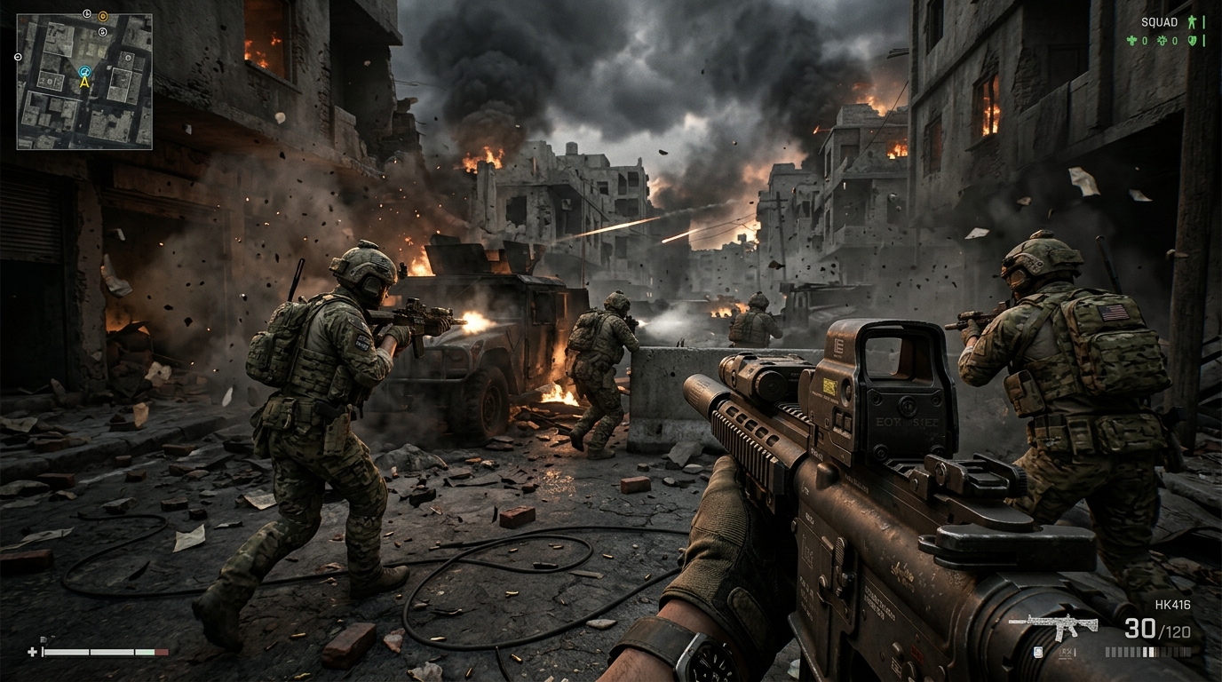 Tactical combat in WARDOGS