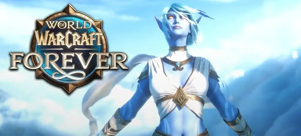 The new playable Skyborne race in World of Warcraft Forever