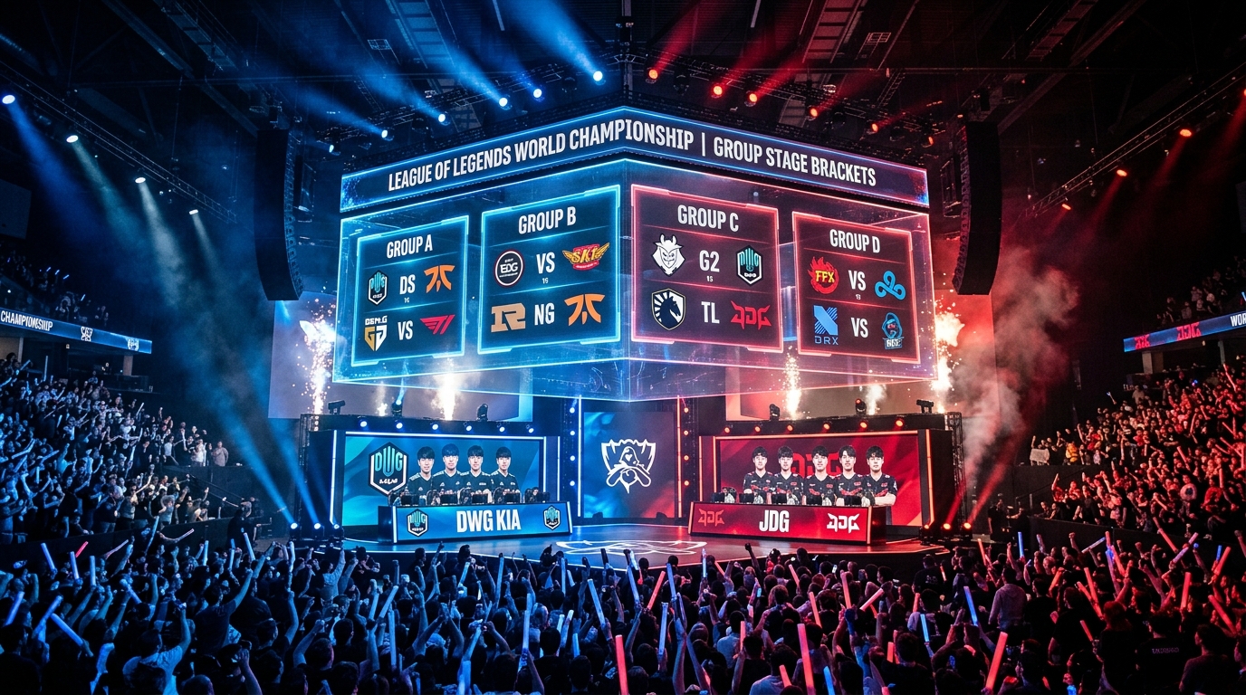 WSCI 2026 LoL group stage draw