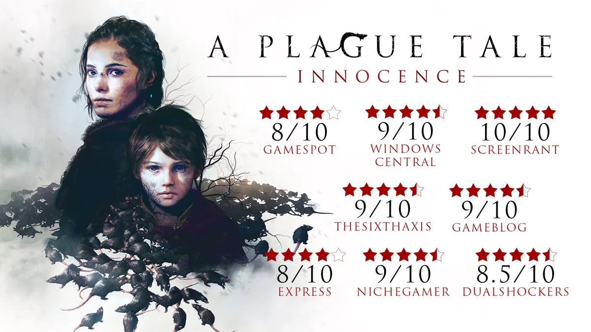 A Plague Tale: Innocence on PS5 and PS4: Amicia and Hugo de Rune by Asobo Studio