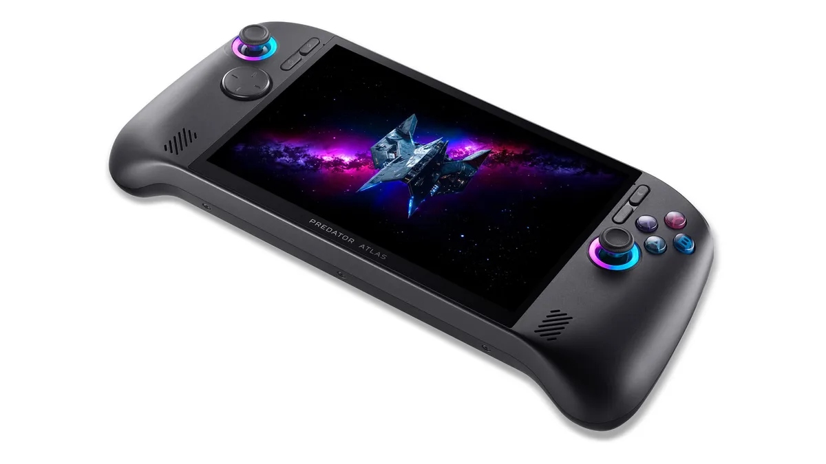 Acer Predator Atlas 8 gaming handheld official design