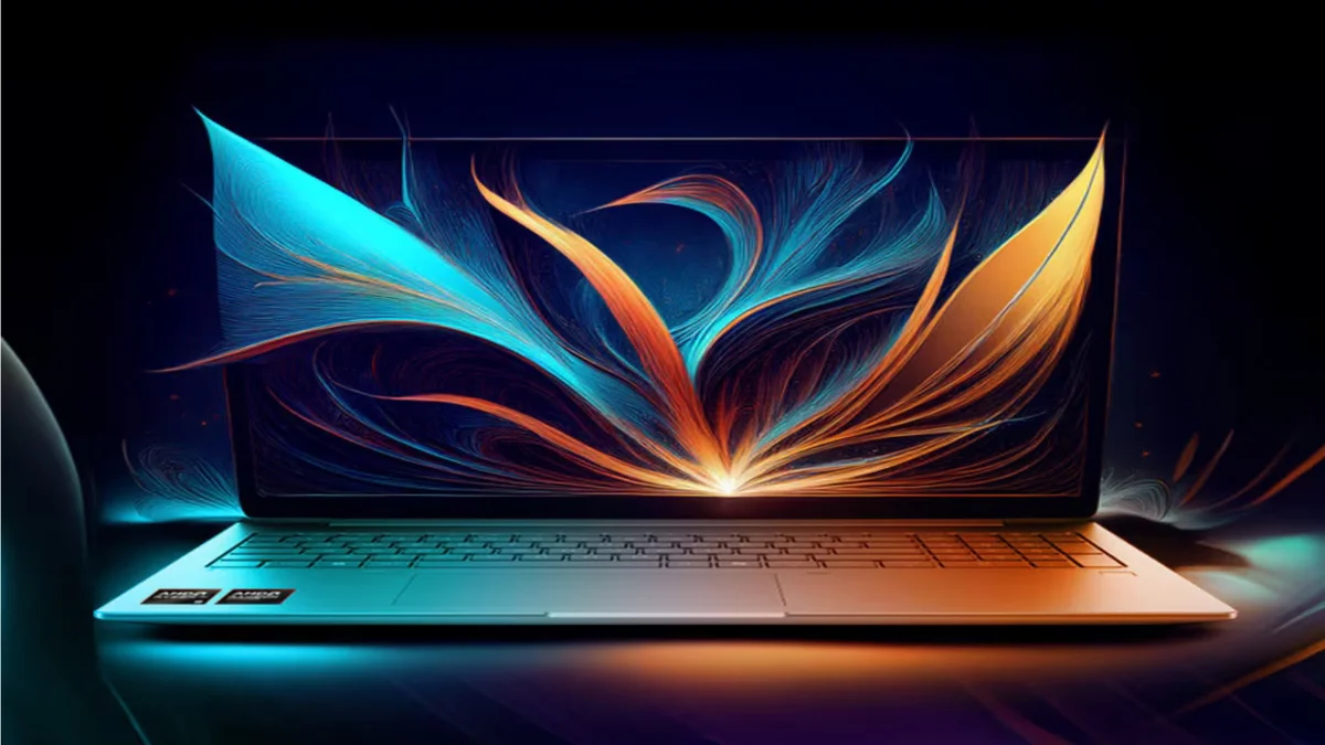 Thin gaming laptop powered by an AMD Ryzen AI 400 Series processor and Radeon 890M graphics Official render of a thin laptop equipped with an AMD Ryzen AI 400 Series APU and Radeon RDNA 3.5 graphics