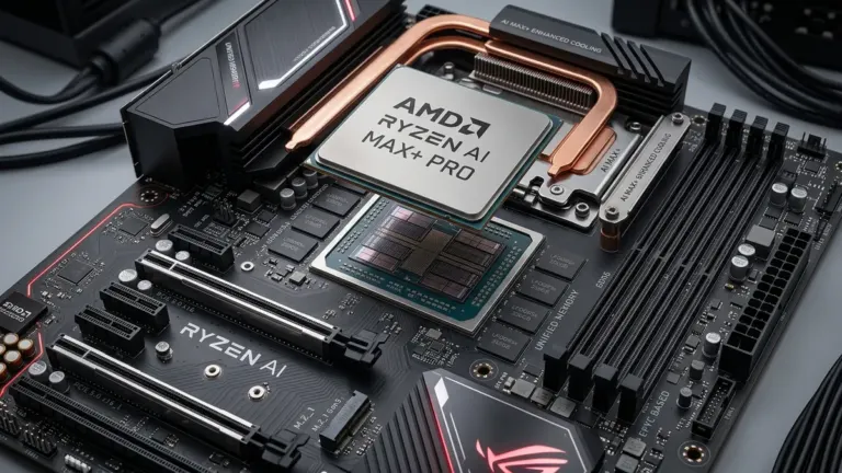 AMD Ryzen AI Max+ PRO processor and Ryzen AI Halo developer workstation platform with unified memory