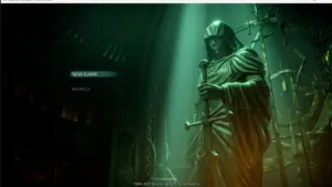 Demon's Souls PS5 main menu running natively on Windows PC via AnyPS5