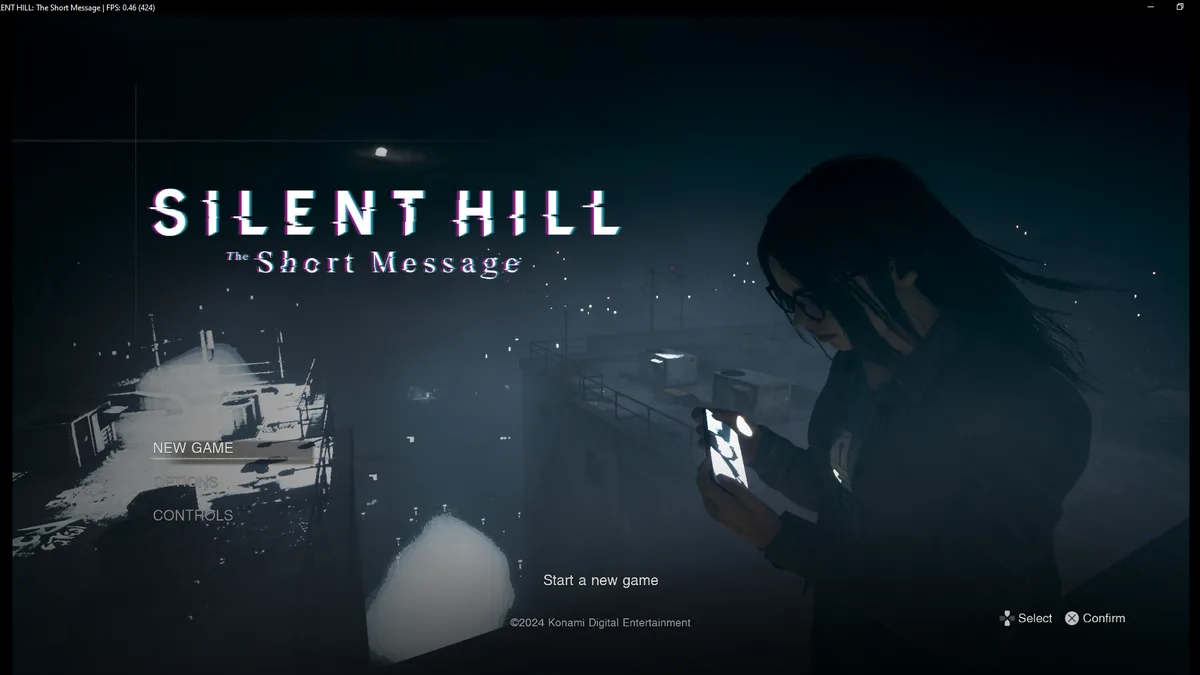 Silent Hill The Short Message running natively on Windows PC via AnyPS5 converter