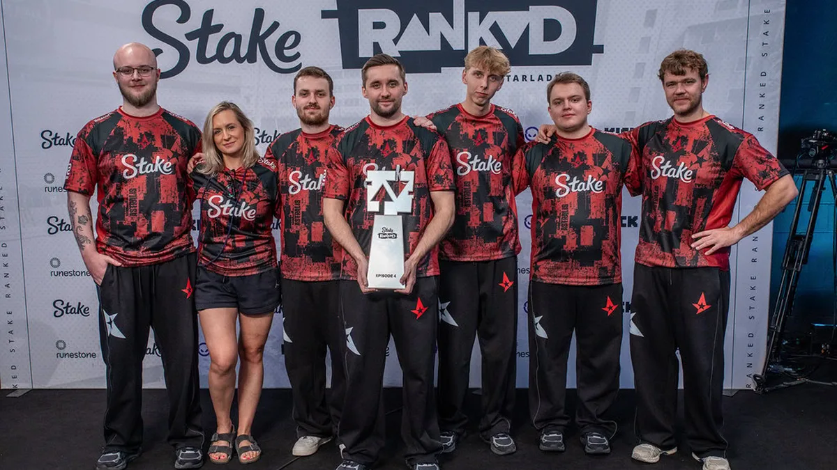 Astralis Counter-Strike 2 roster with jabbi at Stake Ranked