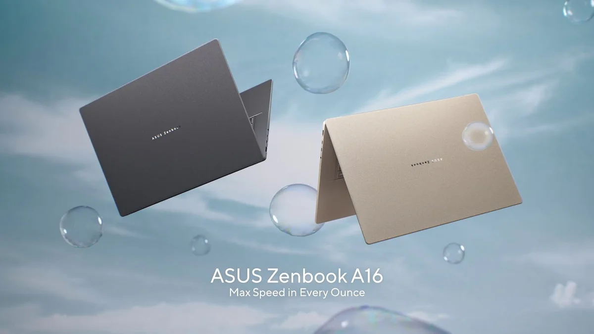 ASUS Zenbook A16 laptop powered by the Qualcomm Snapdragon X2 Elite processor