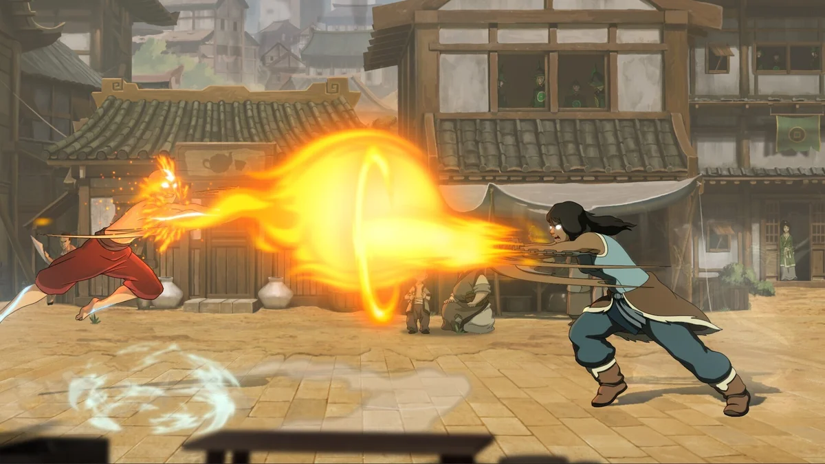 Hand-drawn 2D combat and refreshed HUD in Avatar Legends The Fighting Game Patch 4