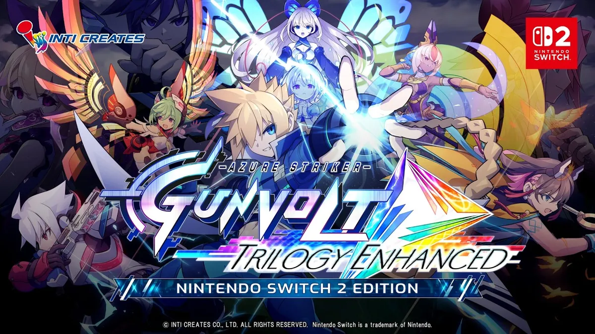 Azure Striker Gunvolt Trilogy Enhanced Nintendo Switch 2 Edition