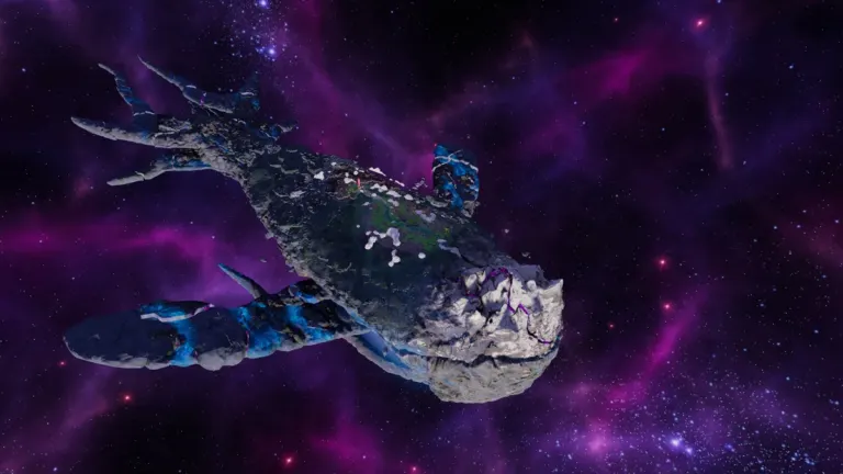 Beyond These Stars space whale Kewa Version 1.0 launch
