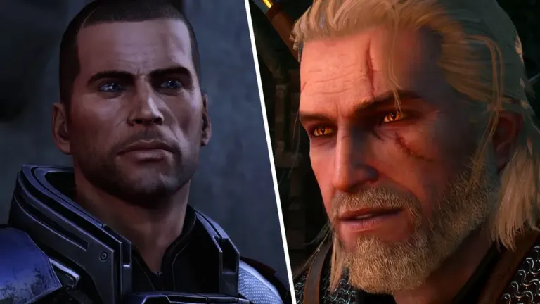 Commander Shepard from BioWare Mass Effect and Geralt of Rivia from CD Projekt RED The Witcher