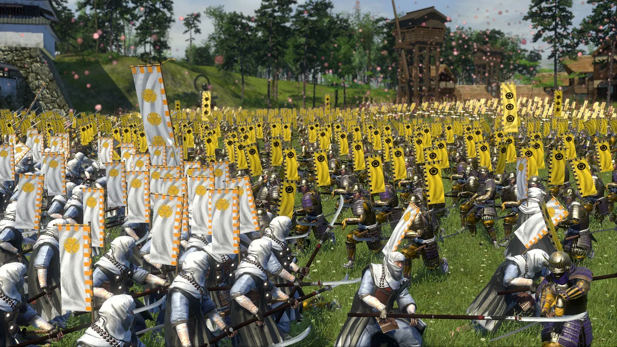 Samurai battle in Total War Shogun 2 by Creative Assembly