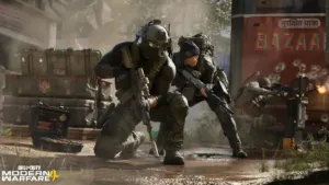 Two operators defending an objective in Call of Duty: Modern Warfare 4 multiplayer