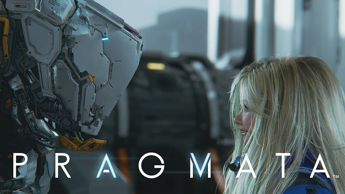 Hugh and Diana in Capcom's Pragmata, highlighting Capcom's record H1 FY2027 financial results