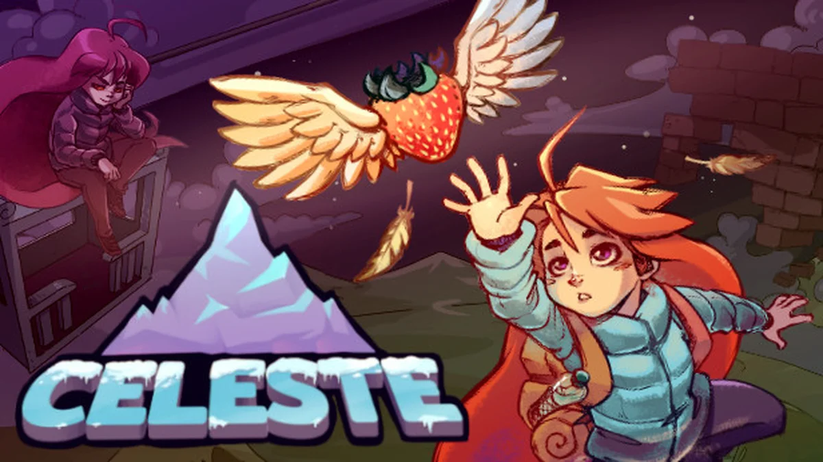 Official Celeste key art by Maddy Makes Games