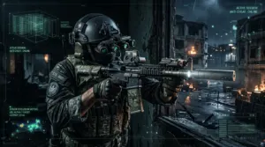 Call of Duty tactical operator monitored by RICOCHET anti-cheat