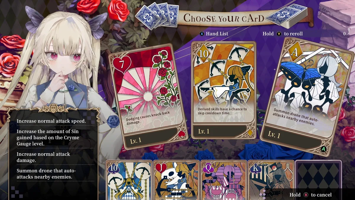 CRYMELIGHT Poker System and Crime Cards gameplay screenshot