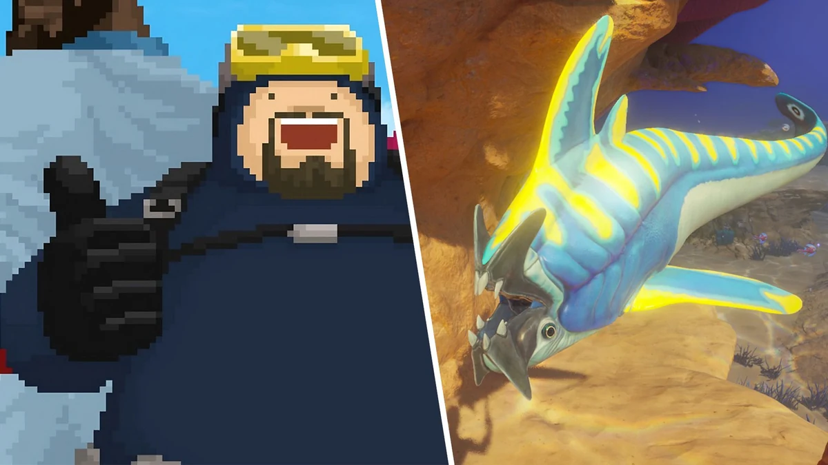 Dave exploring alien waters of Subnautica 2