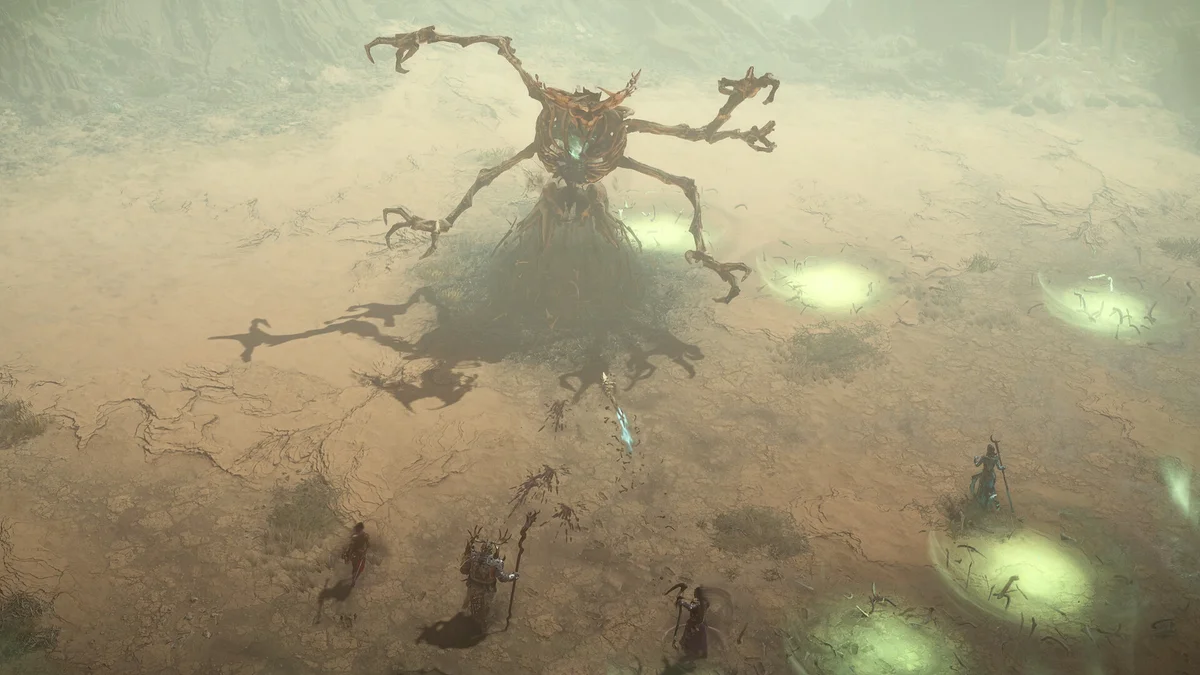 Diablo IV Season 15 gameplay and Prime Evil Splinters inventory update in Patch 3.2.4