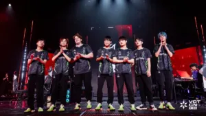 Dragon Ranger Gaming Valorant roster on the VCT China stage