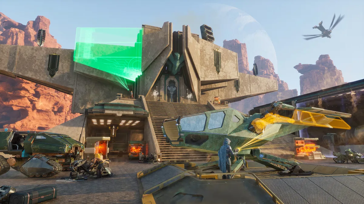 Building an ornithopter and fortified desert base on Arrakis in Dune: Awakening by Funcom